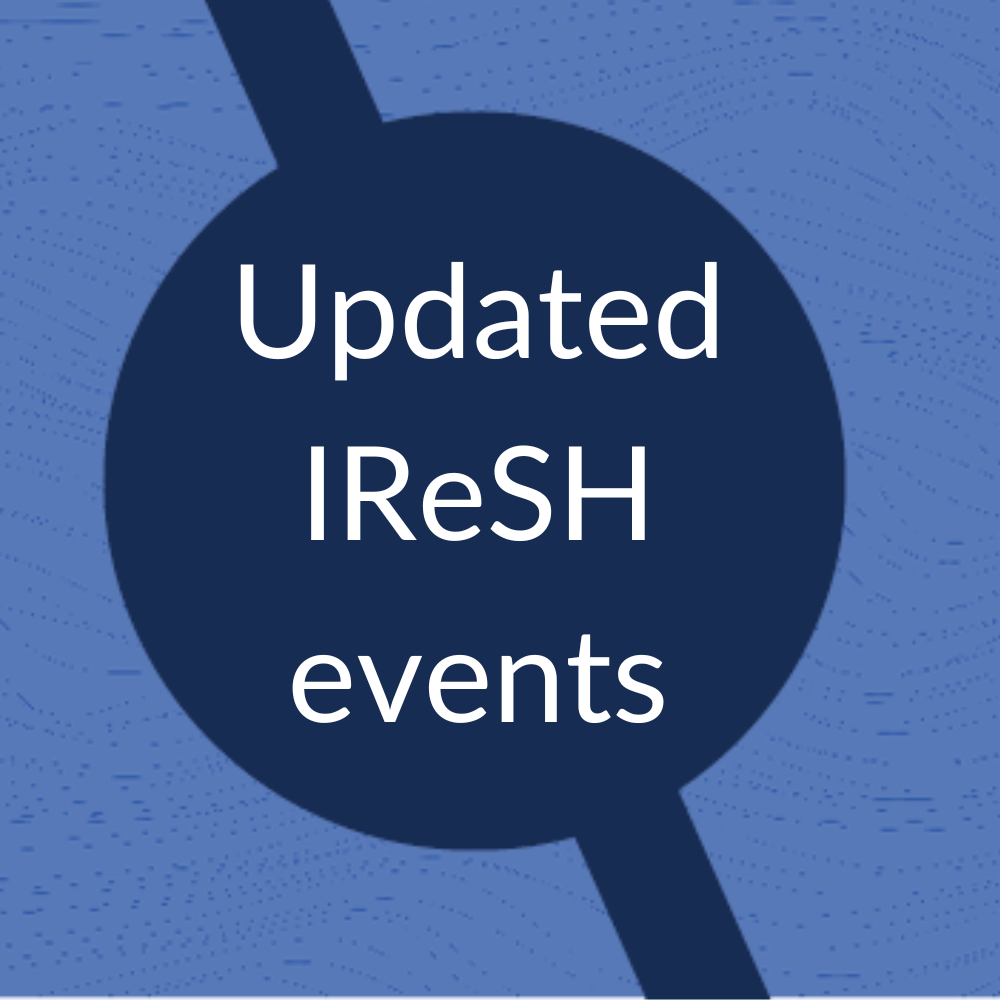 IReSH events Autumn/Winter 2023