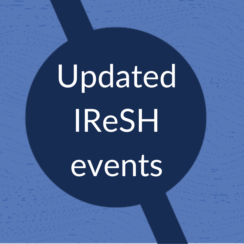 Updated IReSH events